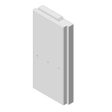 Šamotová deska zadní střed KV DYNAMIC 3G 66.44.01 